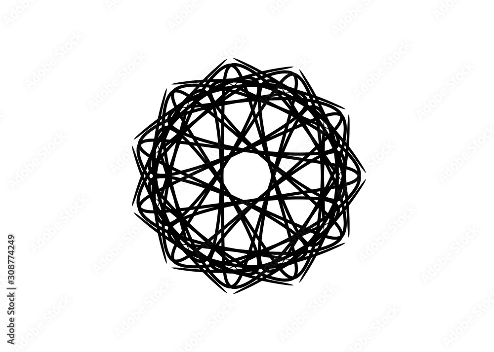 New ink Abstract circle pattern mandala flower floral petal stack. zentangl spirograph modern circular pattern geometric tribal lace motif black white. single art mehendi. Digital textile frame stamp New ink Abstract circle pattern mandala flower floral petal stack. zentangl spirograph modern circular pattern geometric tribal lace motif black white. single art mehendi. Digital textile frame stamp