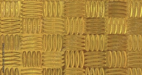 Golden foil background. Gold texture 3D rendering image 3D rendering