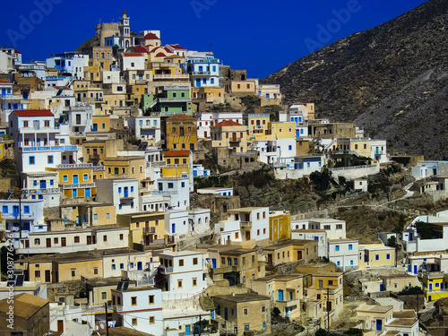 Karpathos, Greece: Scenic View of a Typical Old Village in the Sunlight © Paola Leone