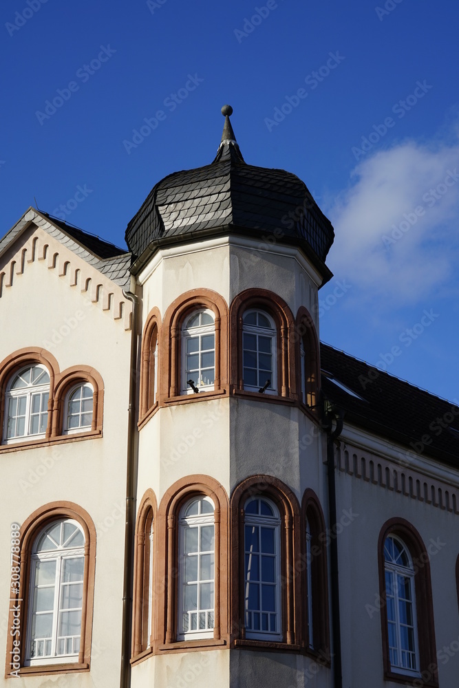 Teilansicht des ehemaligen jüdischen Verwaltungsgebäudes in Neustadt an der Weinstraße