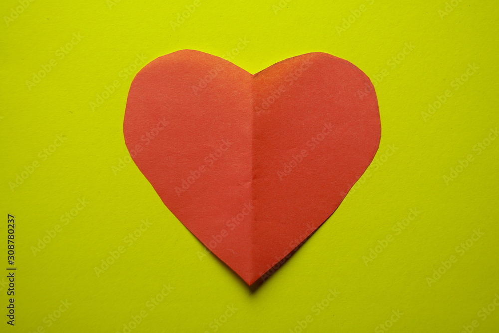 heart cut out of paper heart cut out of paper