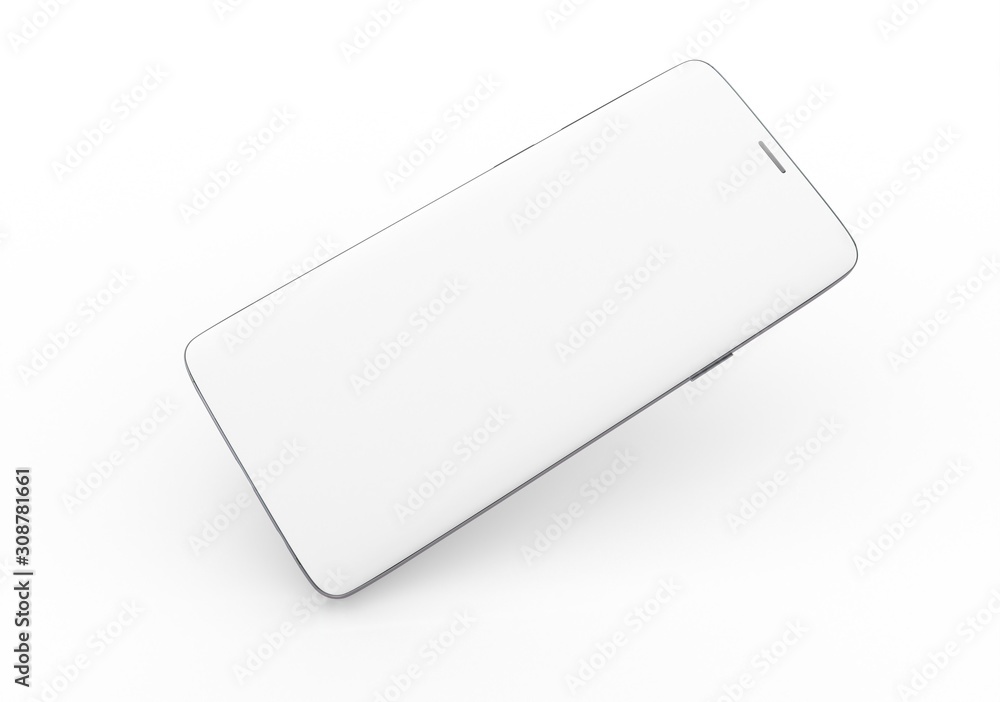 New realistic mobile phone smartphone mockup with blank screen. New realistic mobile phone smartphone mockup with blank screen.