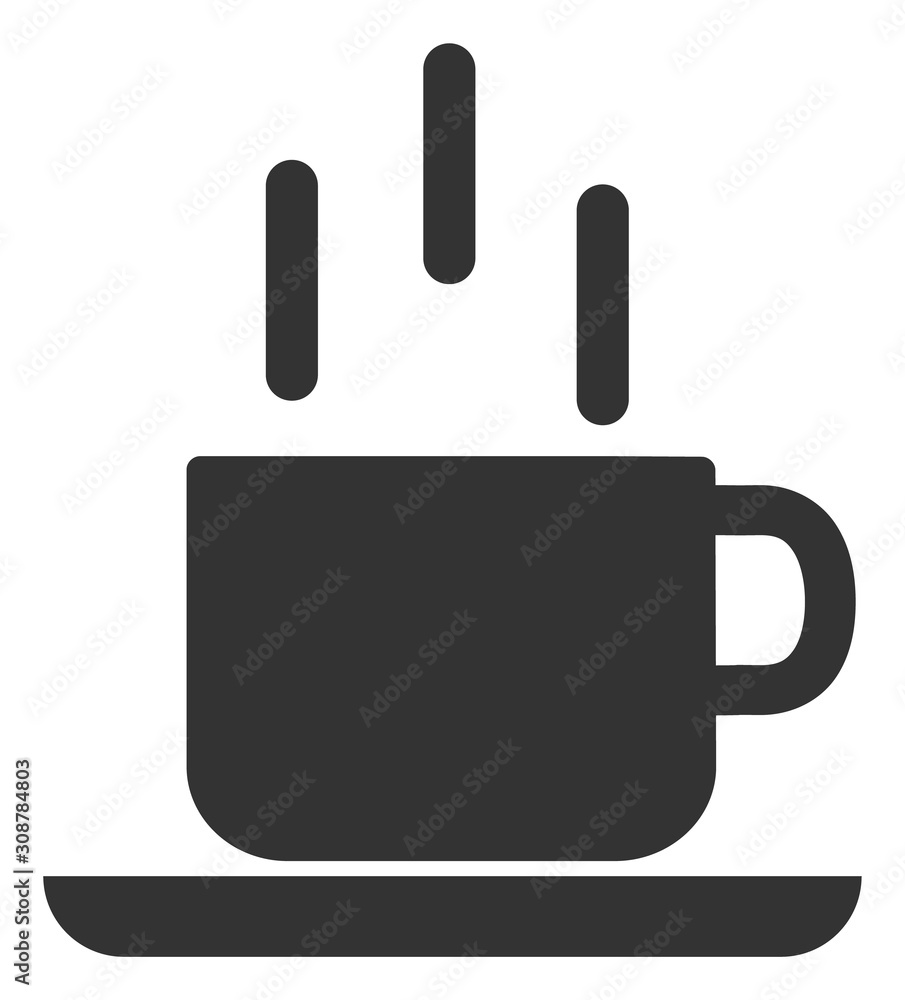Coffee mug vector icon. Flat Coffee mug pictogram is isolated on a white background. Coffee mug vector icon. Flat Coffee mug pictogram is isolated on a white background.