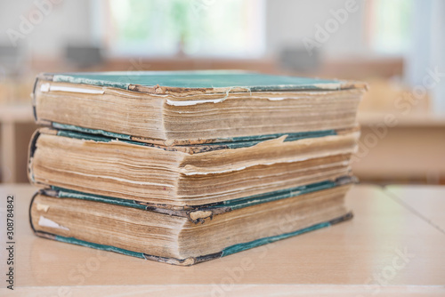 Stack of old books