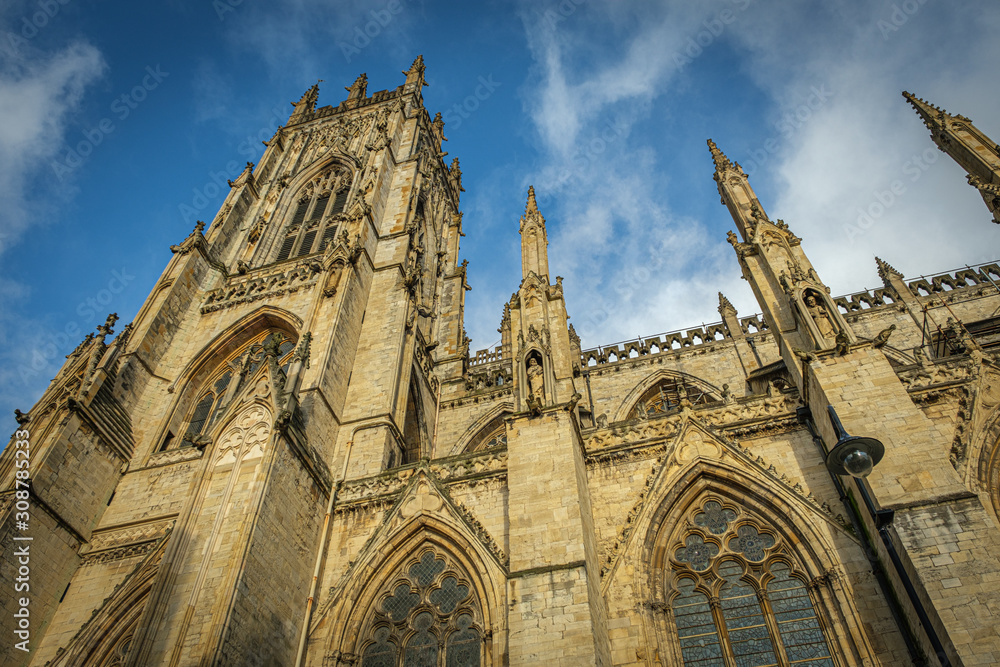 York Minster Gothic Cathedral