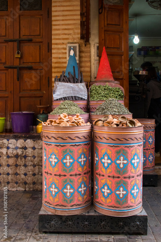 Mercado de las especias de Marruecos