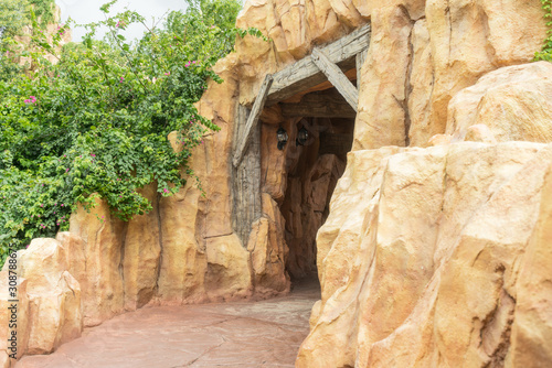 Entrance to an old gold mine