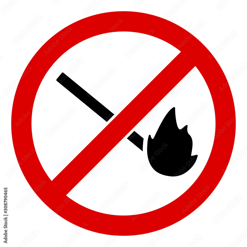 No burning match vector icon. Flat No burning match pictogram is isolated on a white background. No burning match vector icon. Flat No burning match pictogram is isolated on a white background.