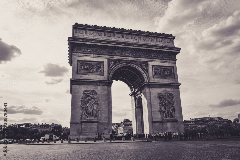 Fototapeta premium arch of triumph in paris
