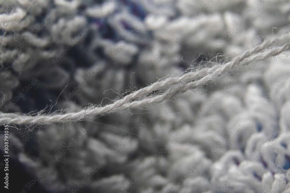 Obraz premium blue wool background