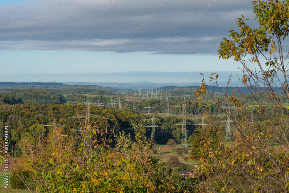 Fototapeta premium Stromversorgung