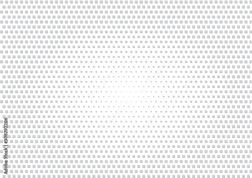 Abstract halftone dotted background. Futuristic grunge pattern, square, shadow. Gray modern optical pop art texture for posters, sites, business cards, cover, labels mock-up, vintage stickers Abstract halftone dotted background. Futuristic grunge pattern, square, shadow. Gray modern optical pop art texture for posters, sites, business cards, cover, labels mock-up, vintage stickers
