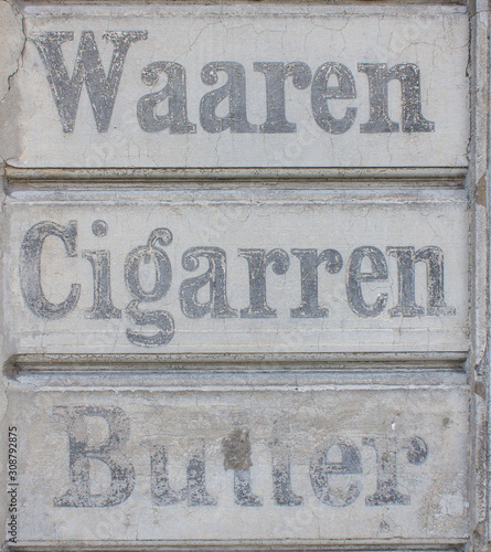 retro Schriftzug  