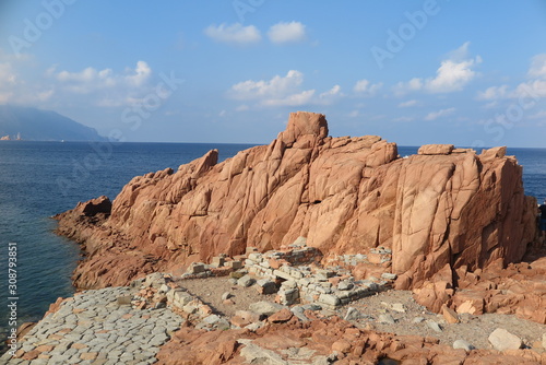 Die roten Porphyrfelsen von Arbatax  Sardinien