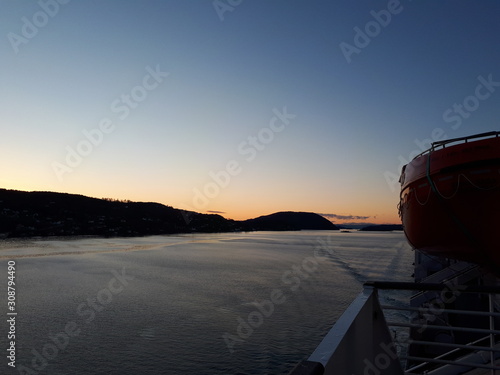 Photography sunset on Oslofjord - Oslo