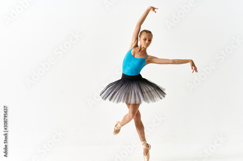 ballet dancer in rehearsal