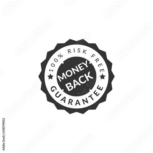 100% money back guaranteed badge