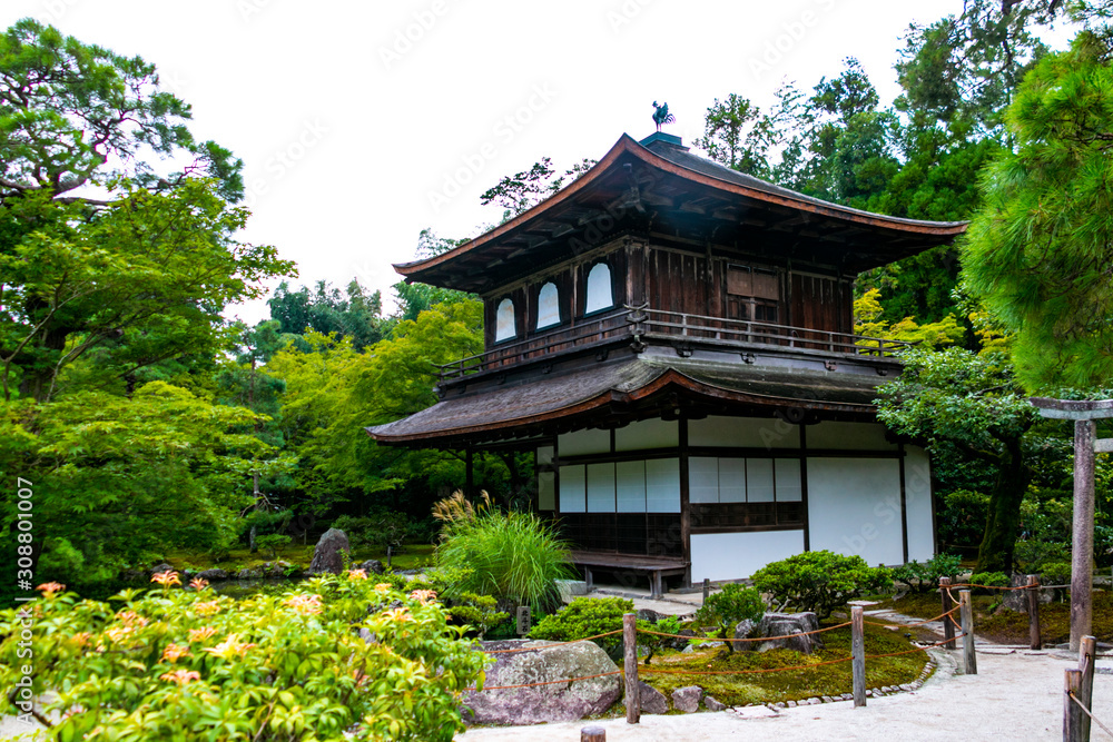 Higashiyama Jishoji Temple is known as Ginkakuji. Sakyo-ku, Kyoto, Japan Higashiyama Jishoji Temple is known as Ginkakuji. Sakyo-ku, Kyoto, Japan