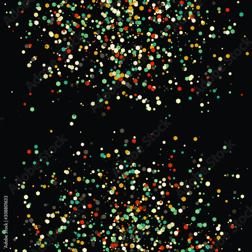 Fototapeta Naklejka Na Ścianę i Meble -  Colorful Universe Distribution Computational Generative Art background illustration