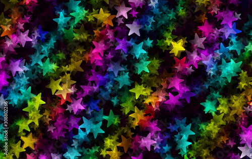 Fototapeta Naklejka Na Ścianę i Meble -  colored stars