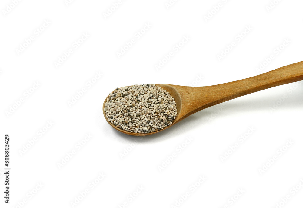 Chia seeds isolated on white background. heap of natural black chia seeds vegan gluten-free organic, healthy diet vegetarian superfood with antioxidant, omega-3, protein, mineral nutrients. Chia seeds isolated on white background. heap of natural black chia seeds vegan gluten-free organic, healthy diet vegetarian superfood with antioxidant, omega-3, protein, mineral nutrients.