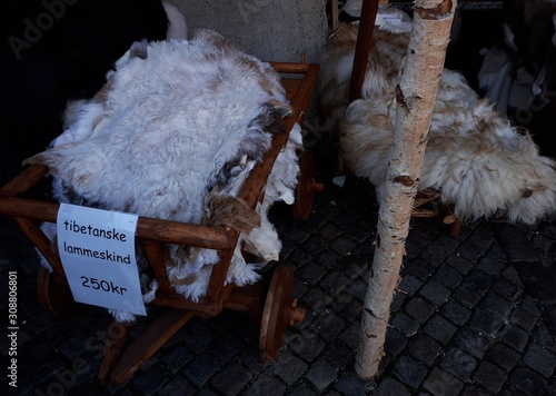 Canvas Print Christmas market - Copenhagen