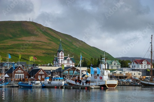 Fishing Village Husavik north Iceland © inspi