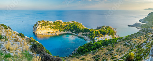 Overlooking Anthony Quinn Bay Rhodes