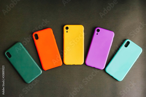 Colorful silicone cases for your smartphone. © Alice