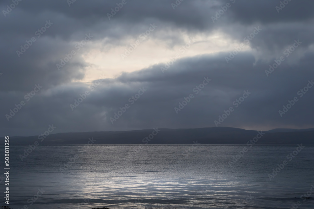 moody sky scape in Scotland moody sky scape in Scotland
