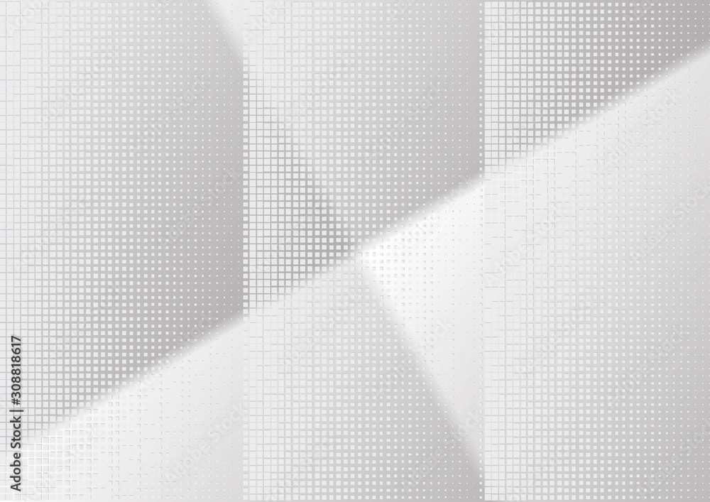 Abstract halftone dotted background. Transparency grunge rectangle pattern, square, shadow. Gray modern optical pop art texture for posters, site, business card, cover, label mock-up, vintage sticker Abstract halftone dotted background. Transparency grunge rectangle pattern, square, shadow. Gray modern optical pop art texture for posters, site, business card, cover, label mock-up, vintage sticker