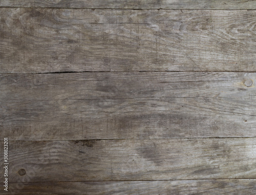 Rustic wooden background. Free copy space.