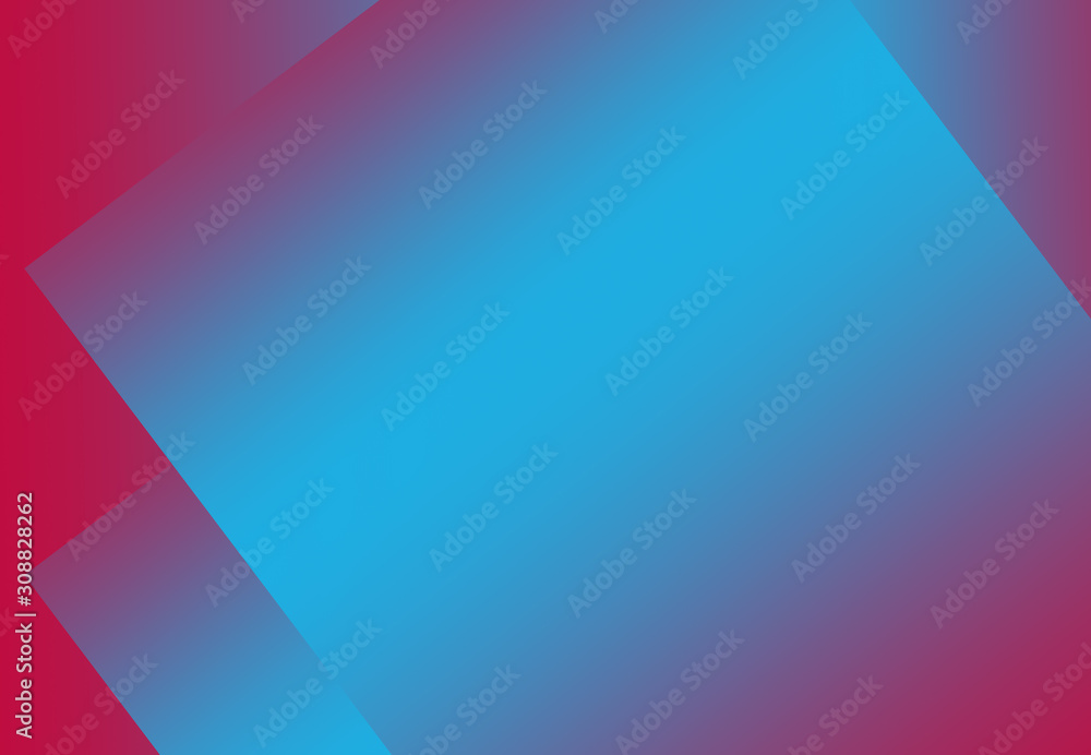 abstract new trend light blue cyan and red pink  metallic halftone color sheet empty space pattern cool gradient background textures