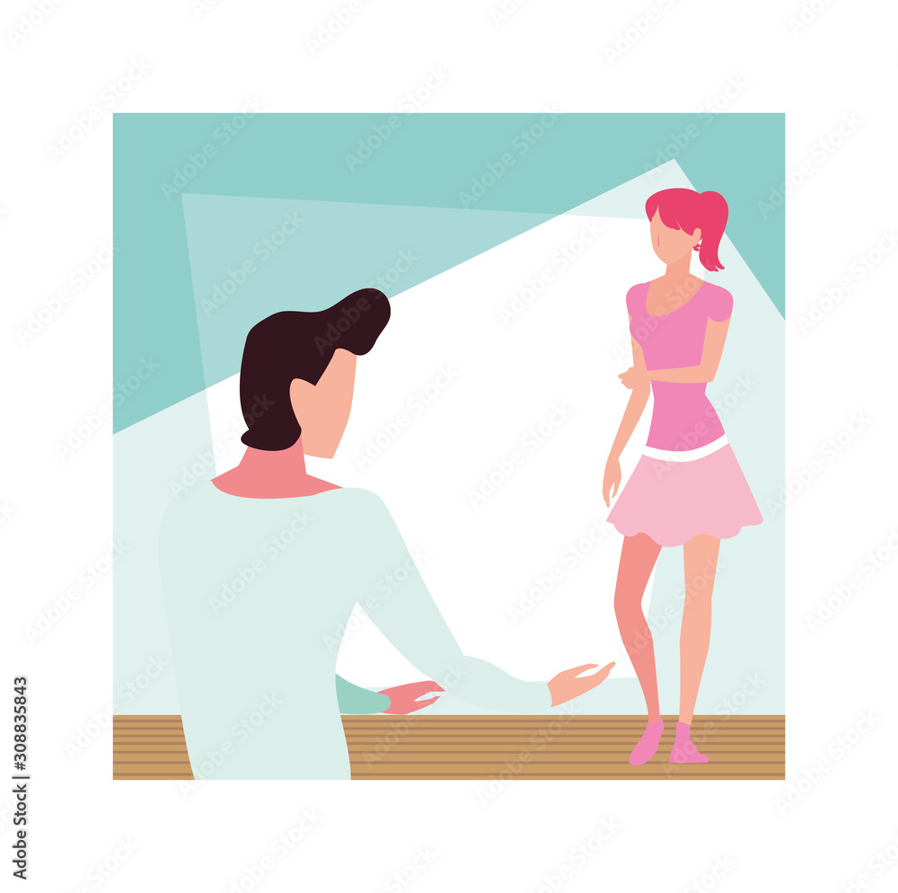couple of people faceless standing couple of people faceless standing