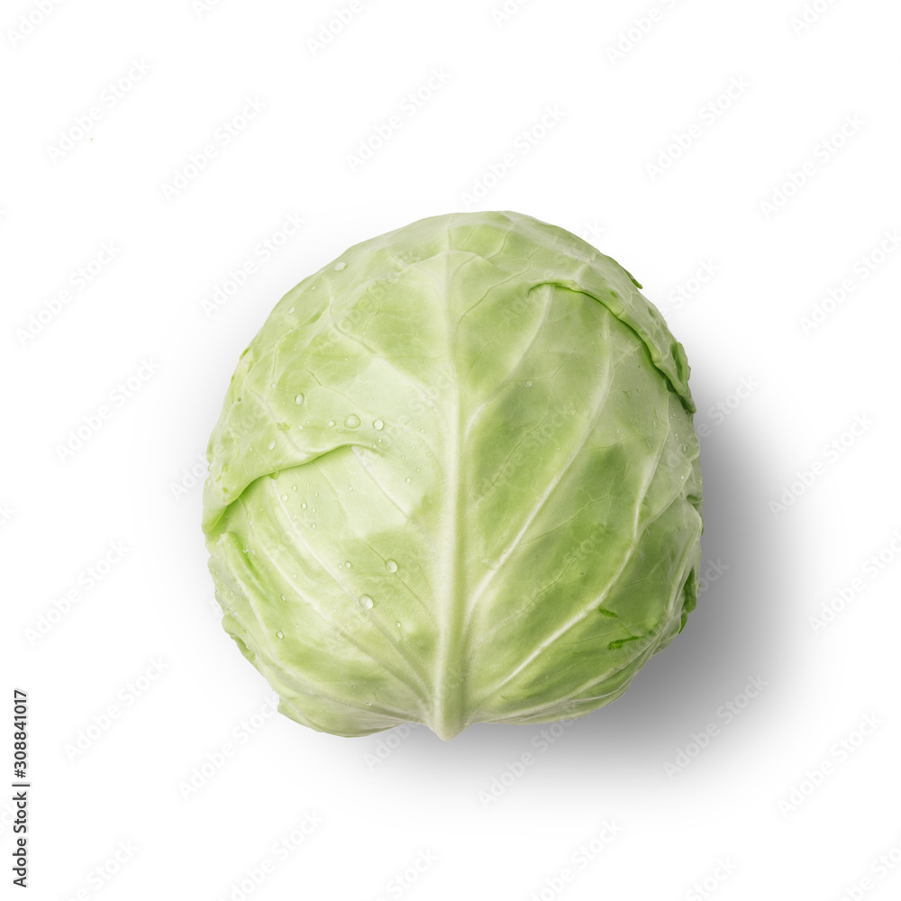 Swing cabbage isolated on a white background Swing cabbage isolated on a white background