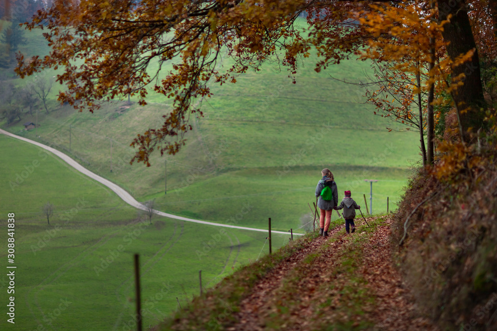 Obraz premium Herbstspaziergang