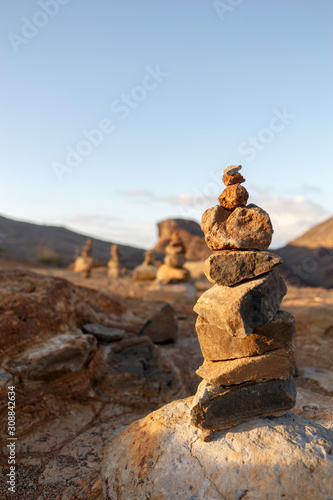 Stone Pile Sculpture | Meditation Location | Madeira | Close up