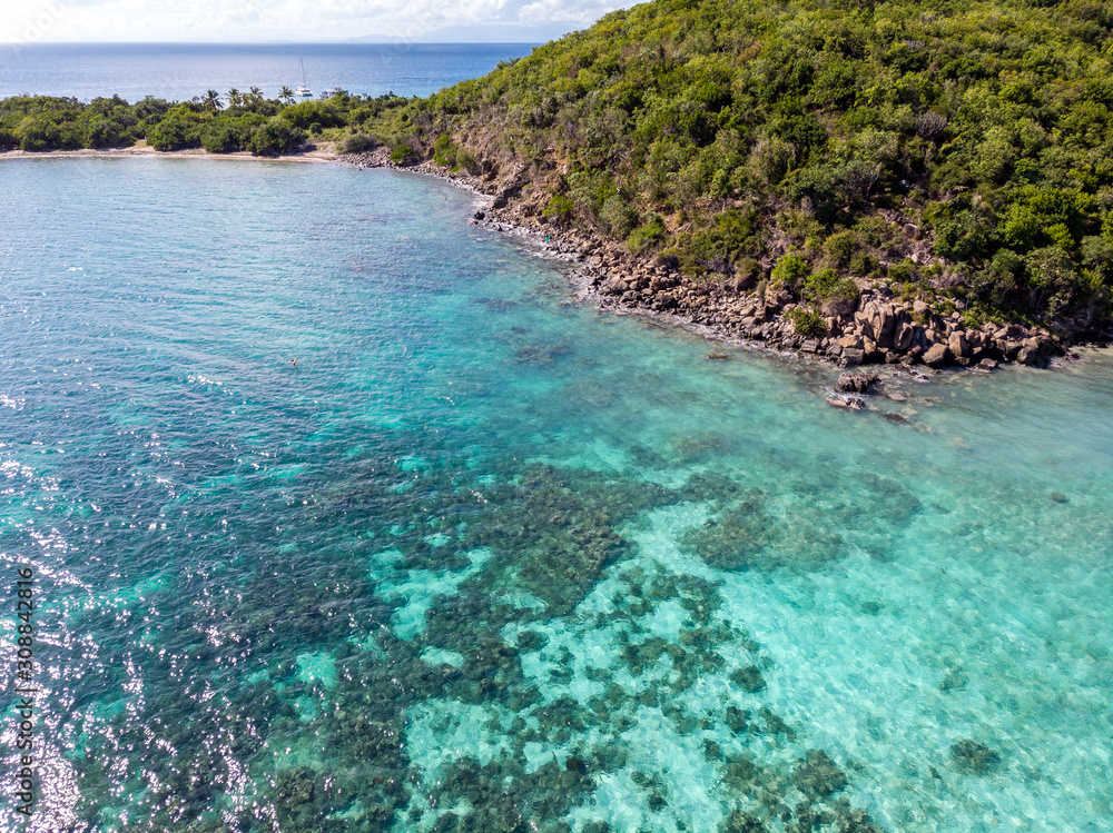 Culebra Puerto Rico Aerial Drone Photo Cayo Luis Pena