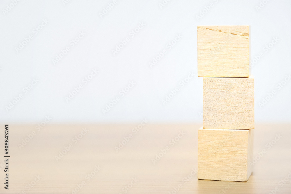 Group of wooden block on the table with white background, element of banner design concept. Group of wooden block on the table with white background, element of banner design concept.