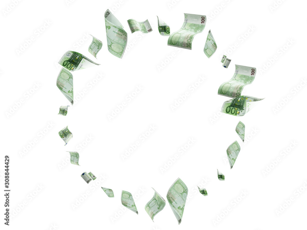 Money falling. Banknote falling isolated textures on white background. Money falling. Banknote falling isolated textures on white background.