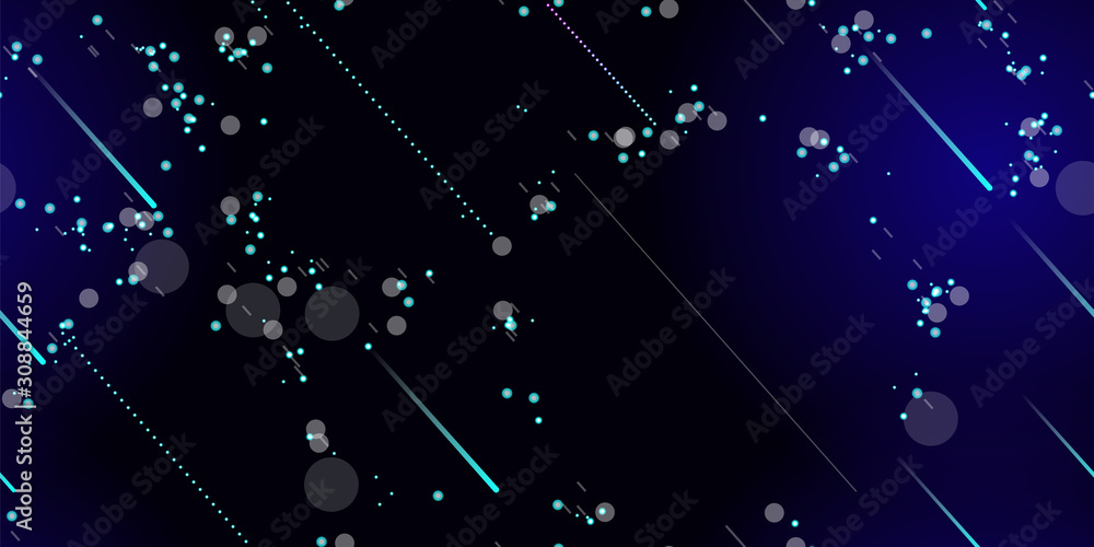Fototapeta premium Fast Effect. Motion Neon. Seamless Pattern. Glitch