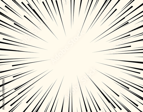 Abstract radial speed lines. Graphic overlay design elements for illustrations, sun rays, superhero, manga, comics. Isolated background.