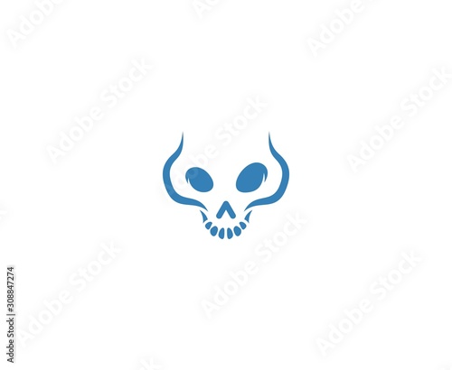 Fototapeta Naklejka Na Ścianę i Meble -  Skull logo