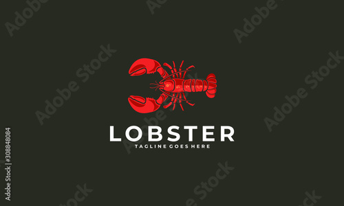 lobster logo design for your projects photo