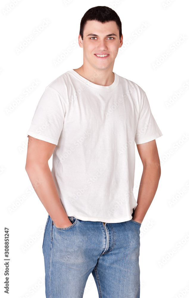 young man casual dressed young man casual dressed