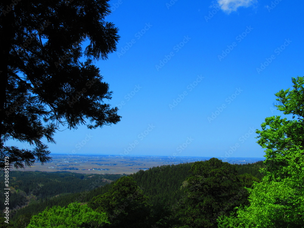 羽黒山からの景色 羽黒山からの景色