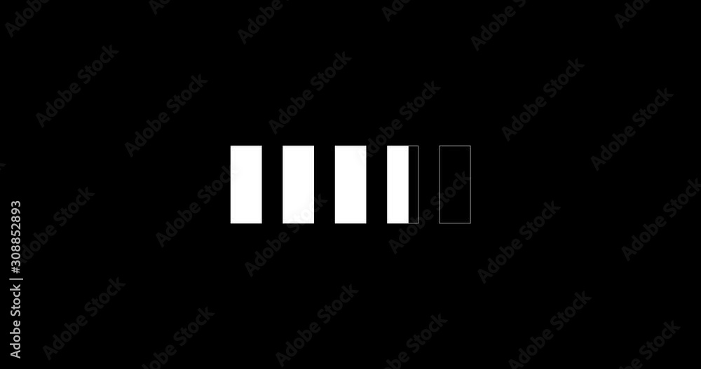 white loading symbol moving on black background white loading symbol moving on black background