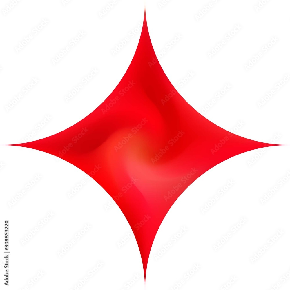 Obraz premium Diamond-shaped colored background.