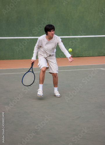 tennis player © poco_bw