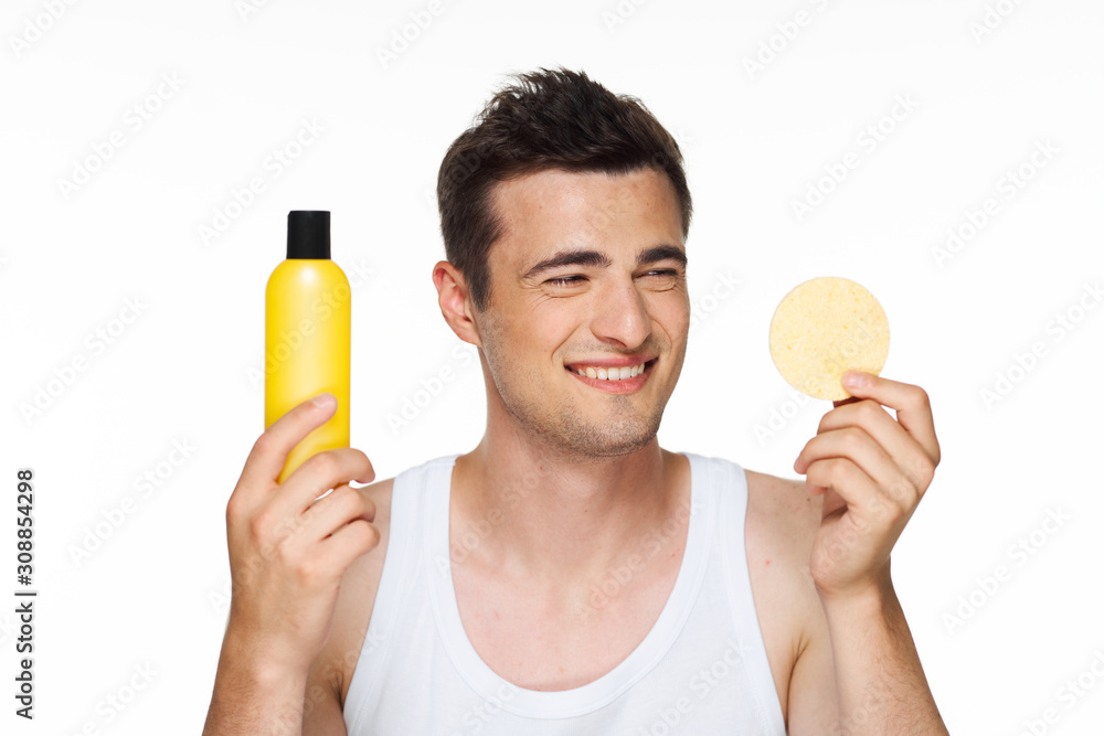 man drinking orange juice isolated on white man drinking orange juice isolated on white